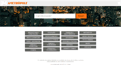 Desktop Screenshot of ametropole.com.br