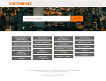 Tablet Screenshot of ametropole.com.br